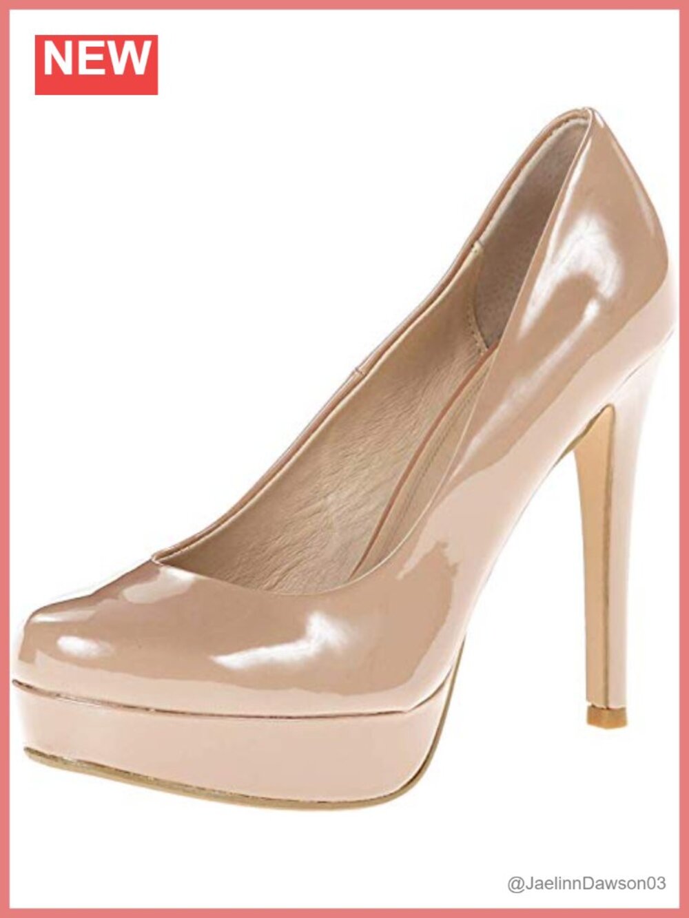 Wow Platform Dress Pump, Comfortable Chunky Heel, Round Toe Slip-On,